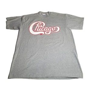 Vintage 1992 Chicago Band Tour 25th Anniversary T shirt Grey XL